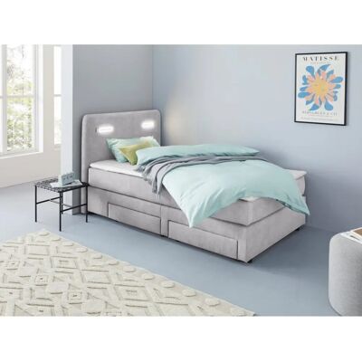 INOSIGN Luan Veloursbett - Komplettbett mit LED-Beleuchtung INOSIGN Luan Veloursbett - Komplettbett mit LED-Beleuchtung