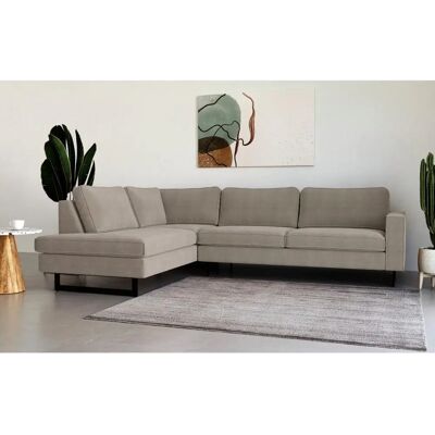 Places of Style Pinto Modularsofa - Grau, 290cm, Ottomane links/rechts Places of Style Pinto Modularsofa - Grau, 290cm, Ottomane links/rechts
