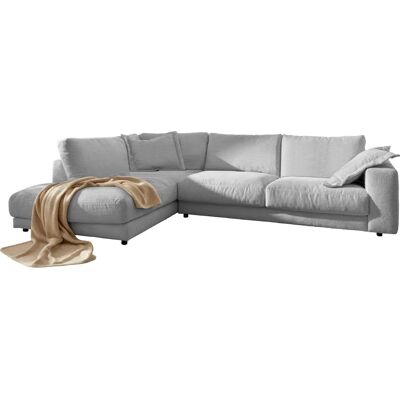 PLACES OF STYLE Enisa XXL Sofa - Grau, 4-Sitzer, Recamiere links PLACES OF STYLE Enisa XXL Sofa - Grau, 4-Sitzer, Recamiere links