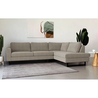 Places of Style Pinto Modulares Ecksofa - Grau, 290cm, Ottomane links/rechts Places of Style Pinto Modulares Ecksofa - Grau, 290cm, Ottomane links/rechts