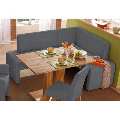 HOME AFFAIRE Bologna Eckbank - Dunkelgrau - Eckbank HOME AFFAIRE Bologna Eckbank - Dunkelgrau - Eckbank