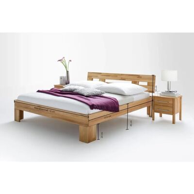 HOME AFFAIRE Modesty I Massivholzbett - 140x200cm - Modernes Design HOME AFFAIRE Modesty I Massivholzbett - 140x200cm - Modernes Design