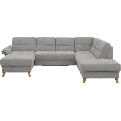 HOME AFFAIRE Westerland U-Form Sofas - Chenille-Optik, Ottomane rechts HOME AFFAIRE Westerland U-Form Sofas - Chenille-Optik, Ottomane rechts