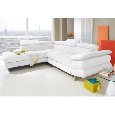 INOSIGN Lösung L-Form Ecksofa - Modernes Zwei-Farben-Leder-Couch INOSIGN Lösung L-Form Ecksofa - Modernes Zwei-Farben-Leder-Couch
