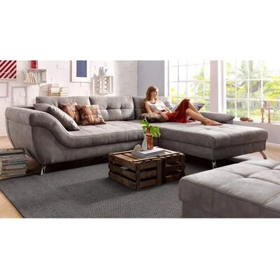 JOCKENHÖFER GRUPPE San Francisco L-Form Sofa - Mikrofasern Braun JOCKENHÖFER GRUPPE San Francisco L-Form Sofa - Mikrofasern Braun