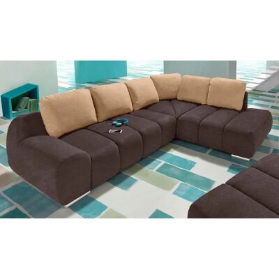 INOSIGN Bono L-Form Sofa - Microfaser, Braun - 267x90x214 cm INOSIGN Bono L-Form Sofa - Microfaser, Braun - 267x90x214 cm