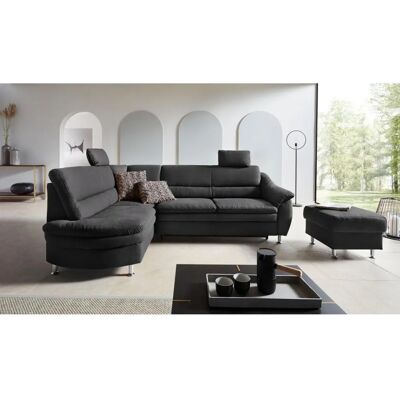 Ecksofa Places of Style Cardoso L-Form - Grau, 250cm, Microfaser-Lederoptik Ecksofa Places of Style Cardoso L-Form - Grau, 250cm, Microfaser-Lederoptik