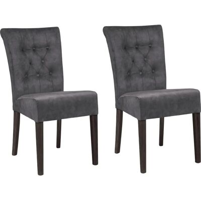 HOME AFFAIRE Queen Wenge Anthrazit Esszimmerstuhl HOME AFFAIRE Queen Wenge Anthrazit Esszimmerstuhl