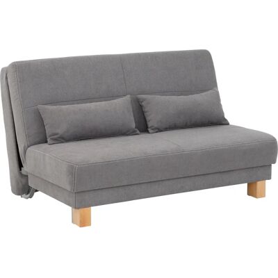 HOME AFFAIRE Gina Schlafsofa - Chenille, Grau, 140x86x95 cm HOME AFFAIRE Gina Schlafsofa - Chenille, Grau, 140x86x95 cm
