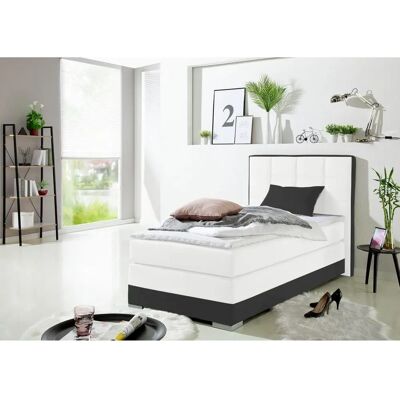 INOSIGN Boxspringbett Weiß 90x200cm - Komplettbett mit Topper INOSIGN Boxspringbett Weiß 90x200cm - Komplettbett mit Topper