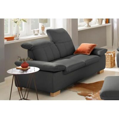Home affaire Bergamo Sofa - Grau, 2-Sitzer, Arm- & Rückenfunktion Home affaire Bergamo Sofa - Grau, 2-Sitzer, Arm- & Rückenfunktion