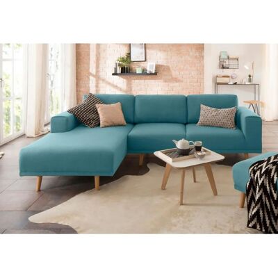 Home affaire Lasse Petrol Skandinavisches Ecksofa Home affaire Lasse Petrol Skandinavisches Ecksofa