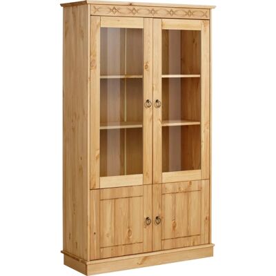 Home Affaire Indra Buchen Vitrine - Aufbewahrungsschrank Home Affaire Indra Buchen Vitrine - Aufbewahrungsschrank
