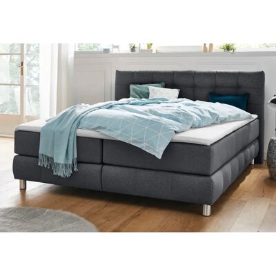 Andas Salo Boxspringbett - Bonnell-Federkern, 200x200cm Andas Salo Boxspringbett - Bonnell-Federkern, 200x200cm