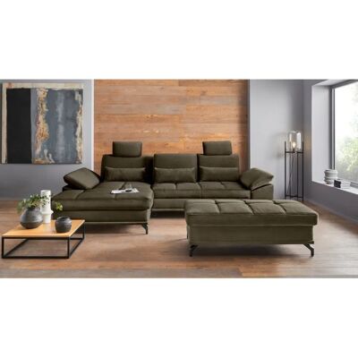 Places of Style Costello L-Form Samtsofa - Sofa Places of Style Costello L-Form Samtsofa - Sofa