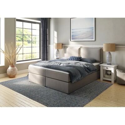 Home Affaire Lysann Grau Boxspringbett - Komplettbett Home Affaire Lysann Grau Boxspringbett - Komplettbett