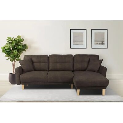 HOME AFFAIRE Triplo - L-Form Sofa mit Kissen & Schlaffunktion HOME AFFAIRE Triplo - L-Form Sofa mit Kissen & Schlaffunktion