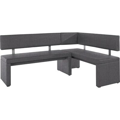 HOME AFFAIRE Charissa Eckbank - Grau - 210x90x140cm HOME AFFAIRE Charissa Eckbank - Grau - 210x90x140cm