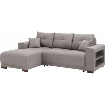 Home Affaire Viborg L-Form Sofa - Grau mit Stauraum Home Affaire Viborg L-Form Sofa - Grau mit Stauraum