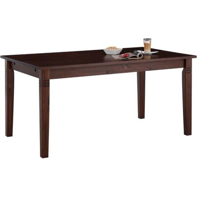 HOME AFFAIRE Danuta - Dunkelbraun - 140x75x90 cm Esstisch HOME AFFAIRE Danuta - Dunkelbraun - 140x75x90 cm Esstisch