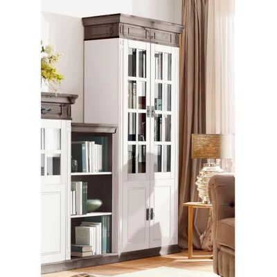 Home Affäre Vinales Weiß/Wenge Vitrinenschrank - Schrank Home Affäre Vinales Weiß/Wenge Vitrinenschrank - Schrank