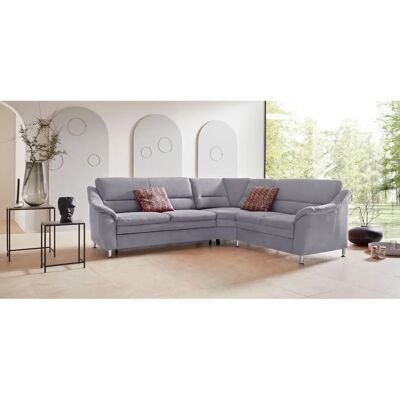 Places of Style Cardoso L-Form Sofa - Microfaser, Grau, 260cm Places of Style Cardoso L-Form Sofa - Microfaser, Grau, 260cm