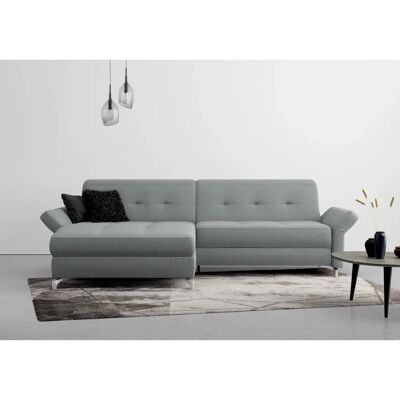 INOSIGN Maredo L-Form Sofa - 284cm, grau, mit Kopfteil- und Armlehnenverstellung INOSIGN Maredo L-Form Sofa - 284cm, grau, mit Kopfteil- und Armlehnenverstellung