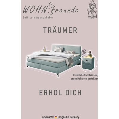 INOSIGN Alinas - 140x200cm Boxspringbett mit Topper INOSIGN Alinas - 140x200cm Boxspringbett mit Topper
