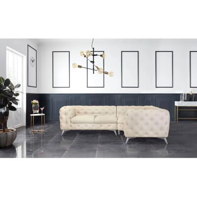 Leonique Glynis L-Form Sofa - Chesterfield Leonique Glynis L-Form Sofa - Chesterfield