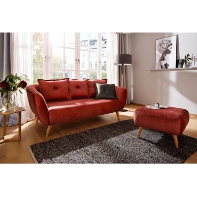 Home Affaire Baggio Velours 2,5-Sitzer Sofa - Sofa Home Affaire Baggio Velours 2,5-Sitzer Sofa - Sofa