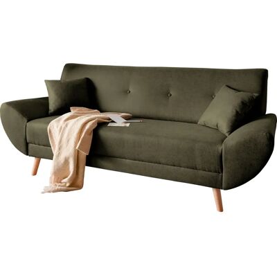 Home Affaire Basta Grünes 3-Sitzer Sofa - Sofa Home Affaire Basta Grünes 3-Sitzer Sofa - Sofa