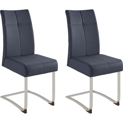 Home Affaire Rab Sessel - Metallgestell, Gepolstert, Blau Home Affaire Rab Sessel - Metallgestell, Gepolstert, Blau