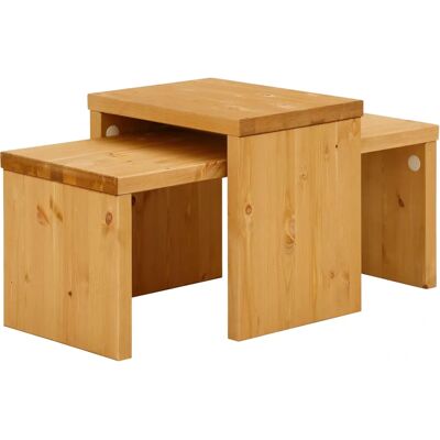HOME AFFAIRE Leinz Beigefarbener Couchtisch - Couchtisch HOME AFFAIRE Leinz Beigefarbener Couchtisch - Couchtisch