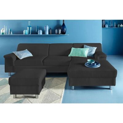 INOSIGN Jamie, L-Form Sofa - Schwarz - Hochwertige Polsterecke INOSIGN Jamie, L-Form Sofa - Schwarz - Hochwertige Polsterecke