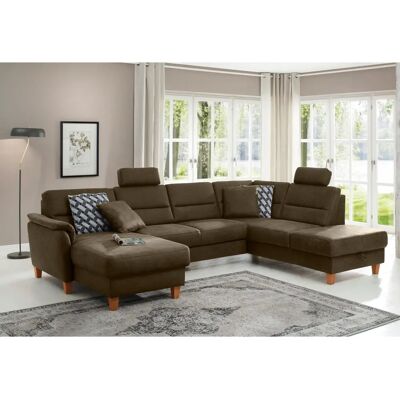 Home affaire Palmera U-Form Sofa Set - U-Form Microfaser Lederoptik Home affaire Palmera U-Form Sofa Set - U-Form Microfaser Lederoptik