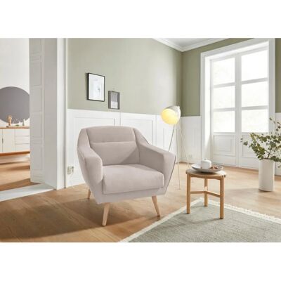 Andas Bille Beige Mikrofaser Sessel Andas Bille Beige Mikrofaser Sessel