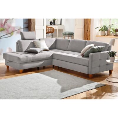 Home Affaire Earl L-Form Sofa - Modernes Grau Home Affaire Earl L-Form Sofa - Modernes Grau