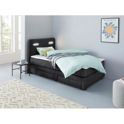 INOSIGN Luan Boxbett Velour LED Stauraum - Bett INOSIGN Luan Boxbett Velour LED Stauraum - Bett