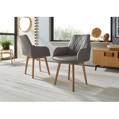 HOME AFFAIRE Brest - Geölte Eiche 2 Esszimmerstühle HOME AFFAIRE Brest - Geölte Eiche 2 Esszimmerstühle