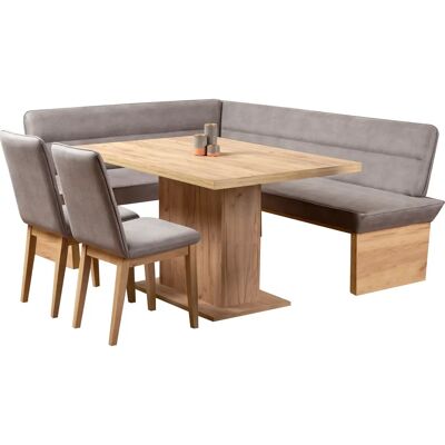 HOME AFFAIRE Cross Eckbankgruppe - Microfaser, grau, 210cm HOME AFFAIRE Cross Eckbankgruppe - Microfaser, grau, 210cm