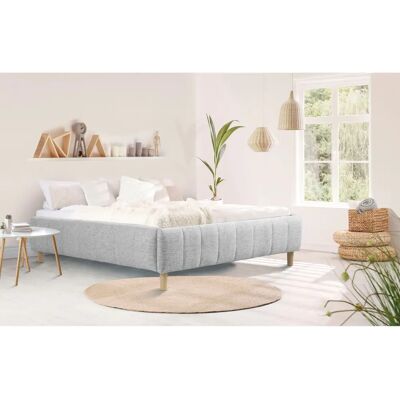 andasu202fNordic Interior Tarje - 160x200cm Polsterbett, Hellgrau - Polsterbett andasu202fNordic Interior Tarje - 160x200cm Polsterbett, Hellgrau - Polsterbett