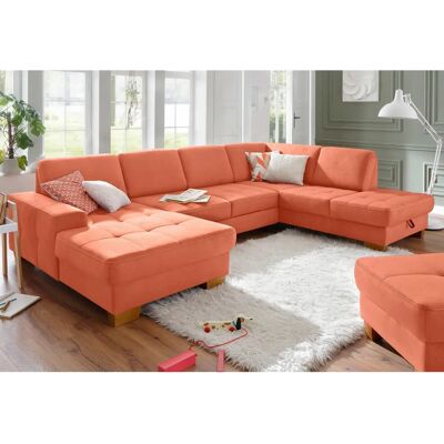 Home Affaire Puccini U-Form Sofa - Mikrofaser, Ottomane rechts, Stauraum Home Affaire Puccini U-Form Sofa - Mikrofaser, Ottomane rechts, Stauraum