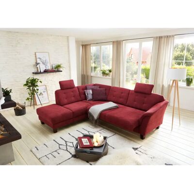 Home Affaire Trondheim L-Form Sofa - Mikrofaser, Stauraum, Lila Home Affaire Trondheim L-Form Sofa - Mikrofaser, Stauraum, Lila