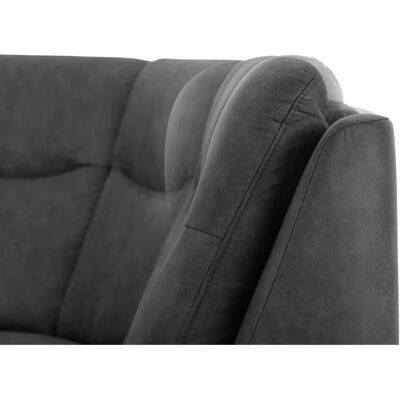 Home affaire Boccaccio L-Form Sofa - Mikrofaser Anthrazit Home affaire Boccaccio L-Form Sofa - Mikrofaser Anthrazit