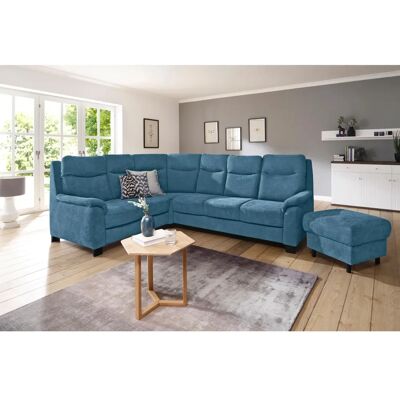 Home Affaire Boccaccio L-Form Sofa - Mikrofaser, Blau, Wendbarer Schenkel Home Affaire Boccaccio L-Form Sofa - Mikrofaser, Blau, Wendbarer Schenkel