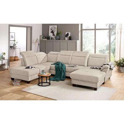 HOME AFFAIRE Solvei U-Form Sofa - U-Form Landhaus Stil HOME AFFAIRE Solvei U-Form Sofa - U-Form Landhaus Stil
