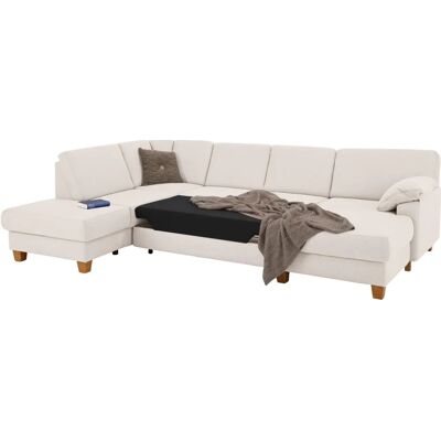 Home Affaire Belfort U-Form Sofa - Beige Leinen - 314cm Home Affaire Belfort U-Form Sofa - Beige Leinen - 314cm