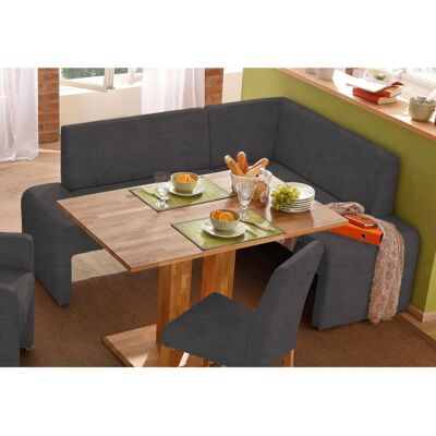 HOME AFFAIRE Bologna Eckbank - Microfaser - Schwarz - Eckbank HOME AFFAIRE Bologna Eckbank - Microfaser - Schwarz - Eckbank