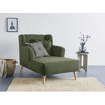 HOME AFFAIRE Baggio Loveseat - Gepolstert, Grün, mit Holzfüßen HOME AFFAIRE Baggio Loveseat - Gepolstert, Grün, mit Holzfüßen