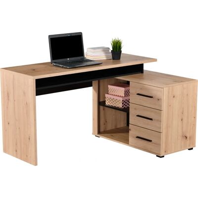 INOSIGN Arhimed Schreibtisch - 3 Schubladen, 137,5x75x101,5cm - Büromöbel INOSIGN Arhimed Schreibtisch - 3 Schubladen, 137,5x75x101,5cm - Büromöbel